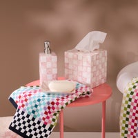 Rosy Check Capiz Bath Collection