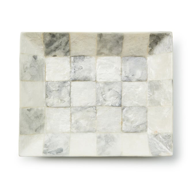 Sterling Check Capiz Bath Collection image number 6