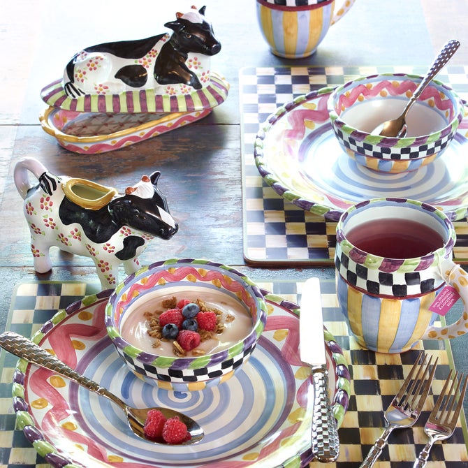 Courtly Check Cork Back Placemats, Set of 4 image number 6