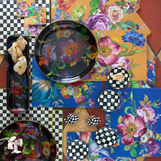 Courtly Check Cork Back Placemats, Set of 4 image number 5