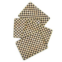 Courtly Check Cork Back Placemats, Set of 4
