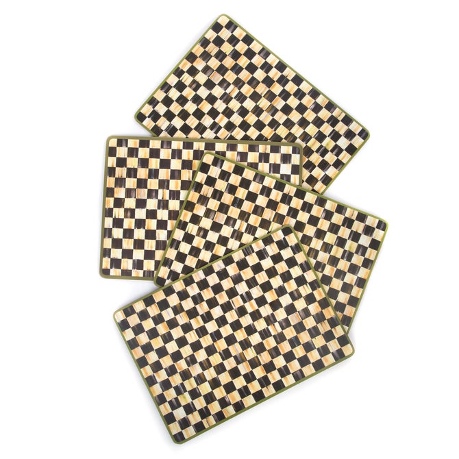 Courtly Check Cork Back Placemats, Set of 4 image number 11