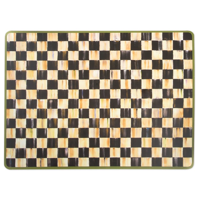 Courtly Check Cork Back Placemats, Set of 4 image number 0