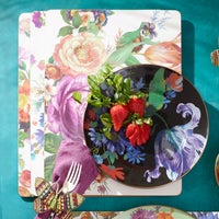 White Flower Market Placemats, Set of 4