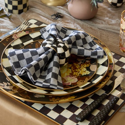 Courtly Checked Cork Back Placemat, Set of 4