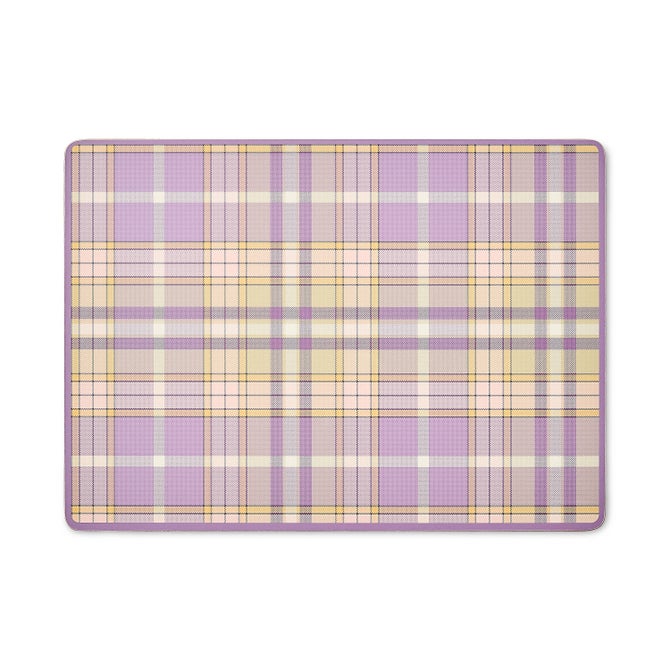 Tartan Violet Cork Back Placemats, Set of 4 image number 0