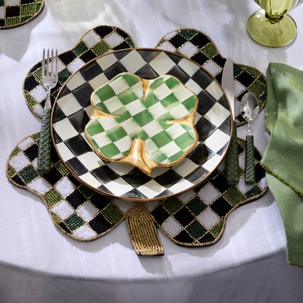 Shaped Lucky Clover Placemat