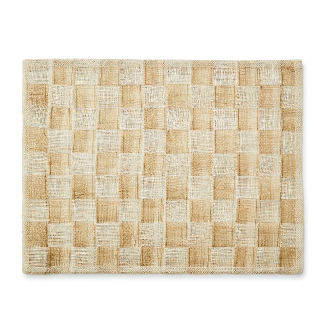 Flax Sinamay Placemats, Set of 4 image number 0