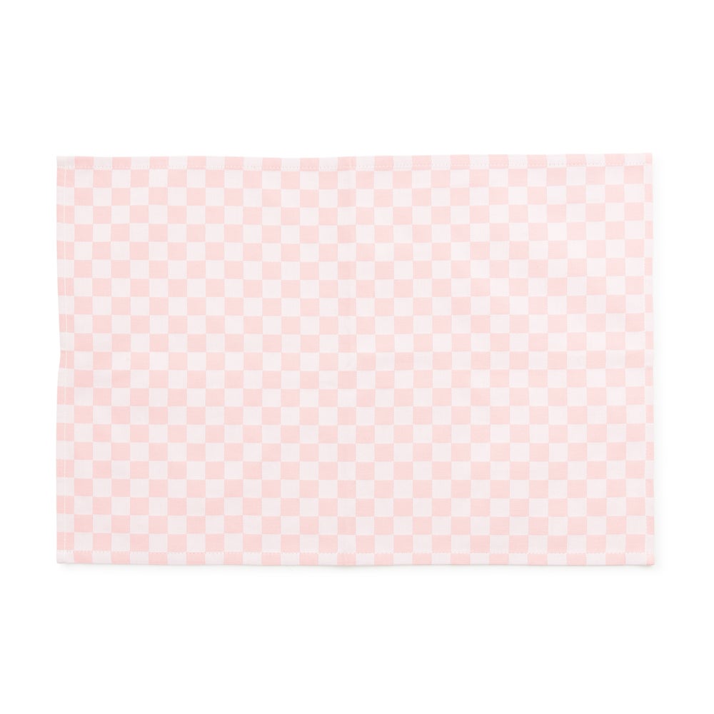 Black Check Placemat, Set of 4 - Pink mackenzie-childs Panama imagen 1