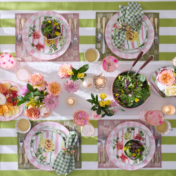 Green Sinamay Placemats, Set of 4 image number 3