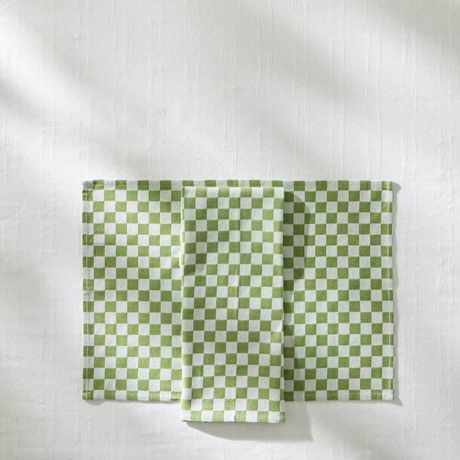 Green Check Placemat, Set of 4 image number 3