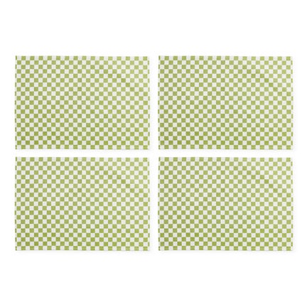 Green Check Placemat, Set of 4
