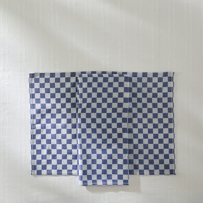 Indigo Check Placemat, Set of 4 image number 3