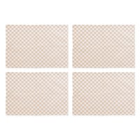 Flax Check Placemat, Set of 4