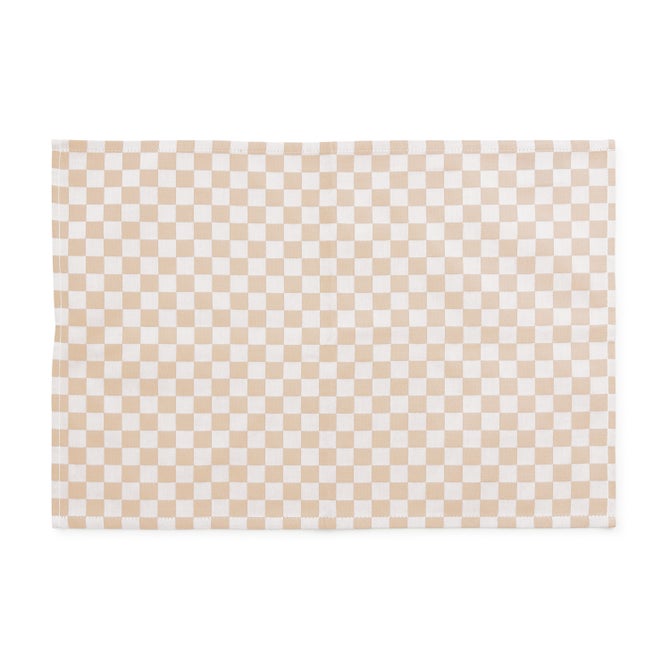 Flax Check Placemat, Set of 4 image number 0