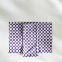 Plum Check Placemat, Set of 4