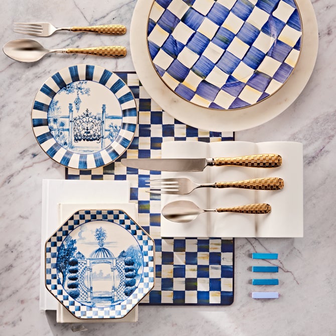 Royal Check Cork Back Placemats, Set of 4 image number 3