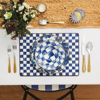 Royal Check Cork Back Placemats, Set of 4
