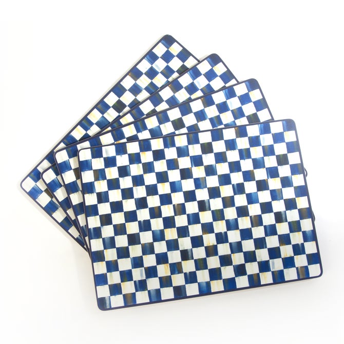 Royal Check Cork Back Placemats, Set of 4 image number 6