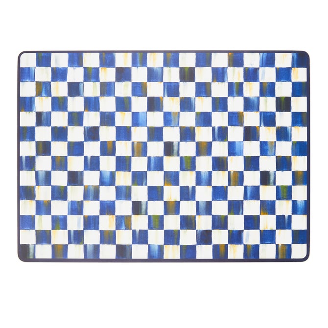 Royal Check Cork Back Placemats, Set of 4 image number 0