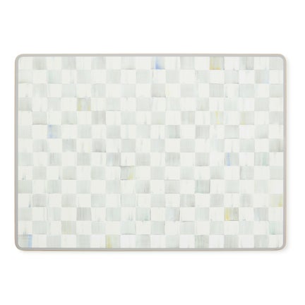 Sterling Check Cork Back Placemats, Set of 4