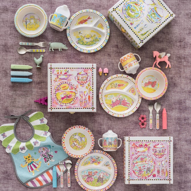 Frog Toddler's Dinnerware Set image number 1
