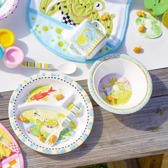 Frog Toddler's Dinnerware Set image number 3