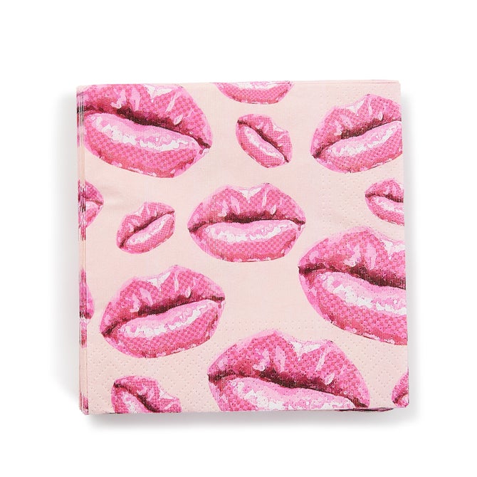 Kiss Me Cocktail Paper Napkins image number 0