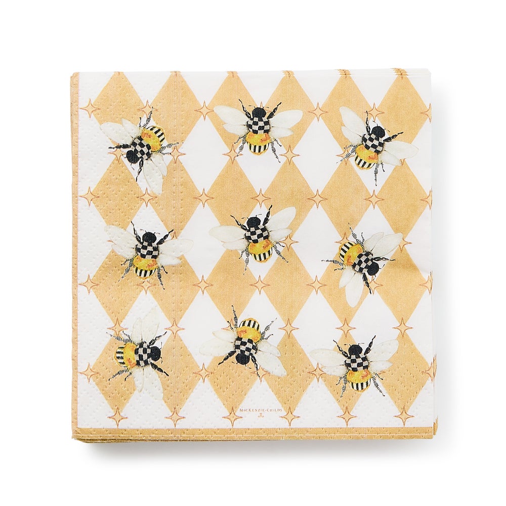 Cocktail Paper Napkins - Queen Bee mackenzie-childs Panama imagen 1