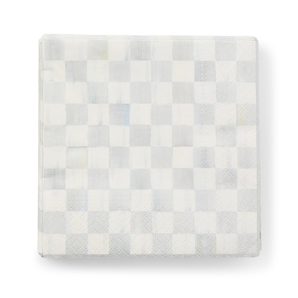 Cocktail Paper Napkins - Sterling Check mackenzie-childs Panama imagen 1