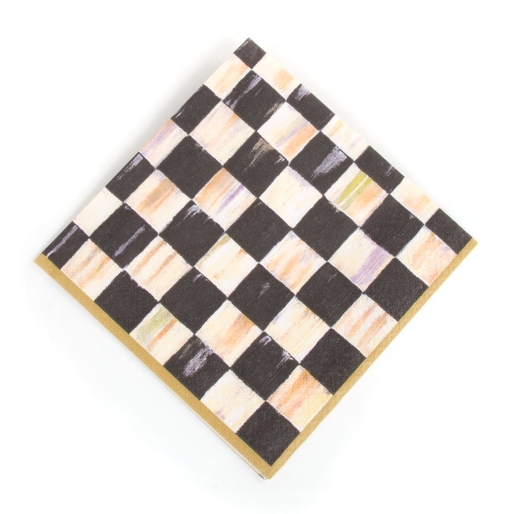Luncheon Paper Napkins - Courtly Check mackenzie-childs Panama imagen 1
