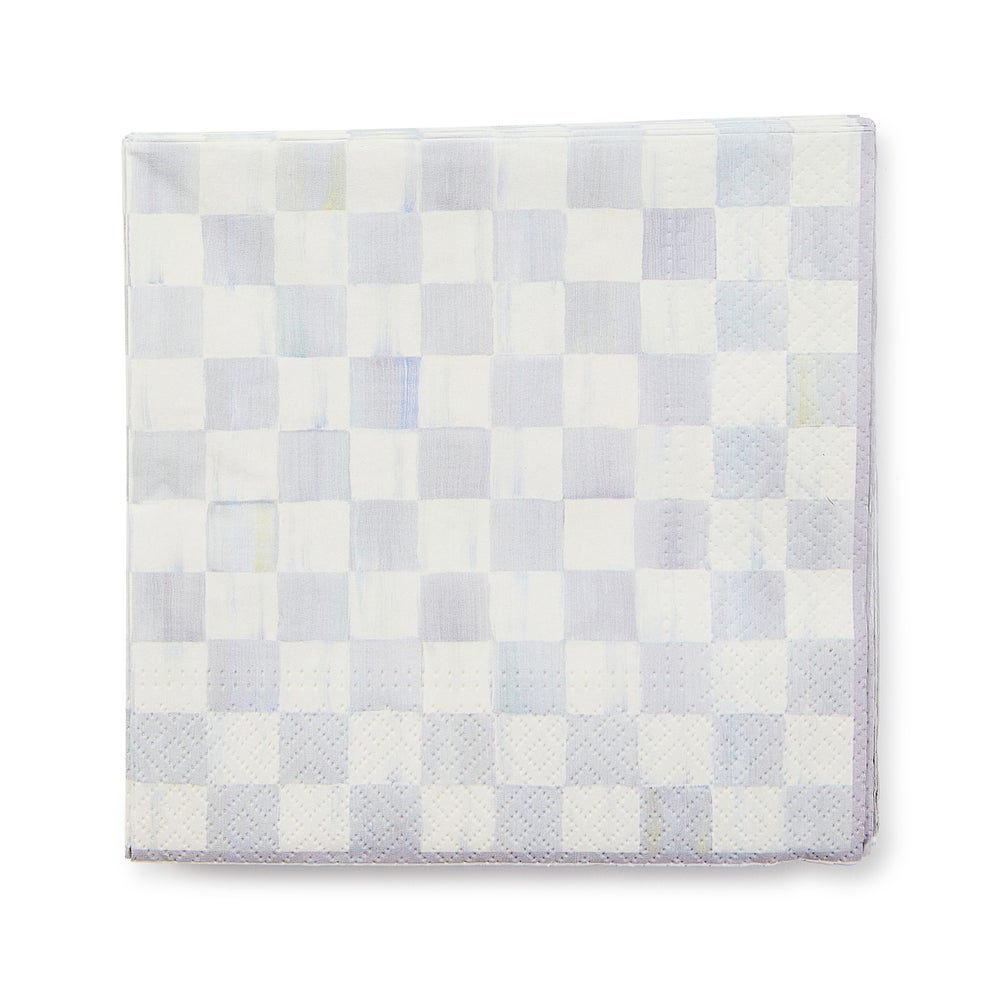 Luncheon Paper Napkins - Sterling Check mackenzie-childs Panama imagen 1