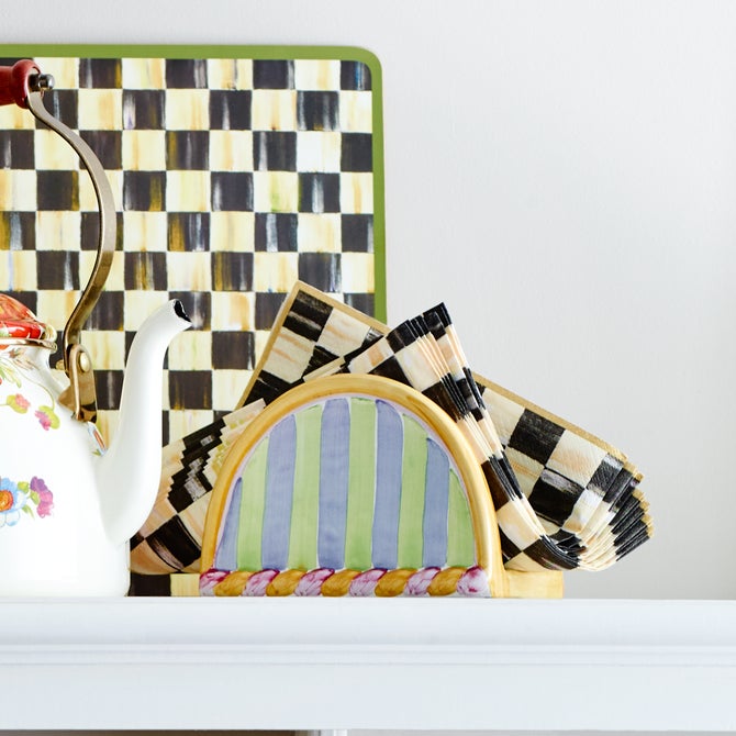 Courtly Check Dinner Paper Napkins image number 6