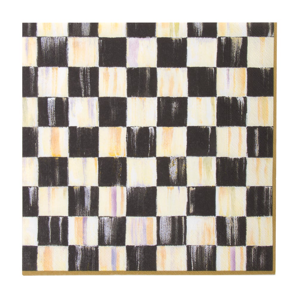 Dinner Paper Napkins - Courtly Check, Dinner Napkin mackenzie-childs Panama imagen 1