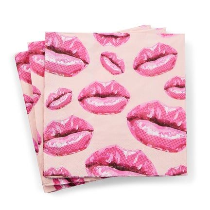 Kiss Me Dinner Paper Napkins