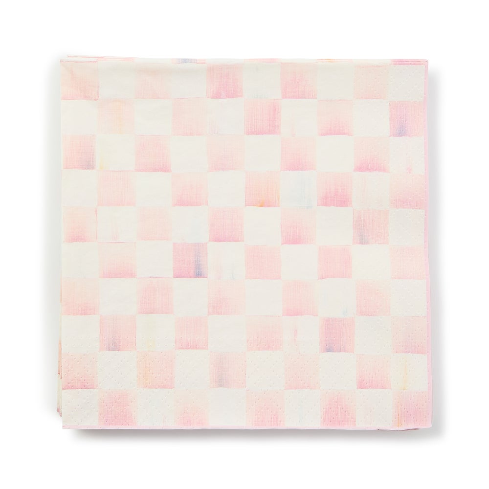 Dinner Paper Napkins - Rosy Check, Dinner Napkin mackenzie-childs Panama imagen 1