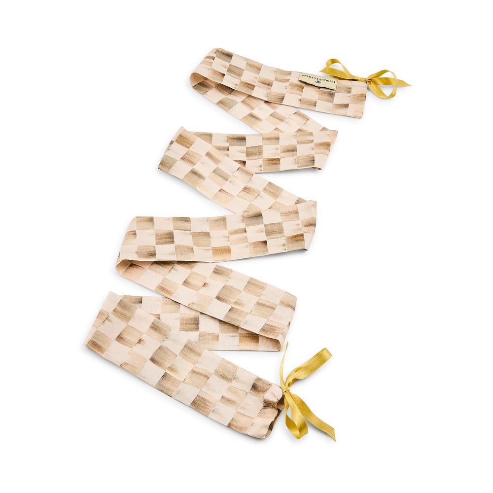 Mocha Check Cord Cover mackenzie-childs Panama imagen 1