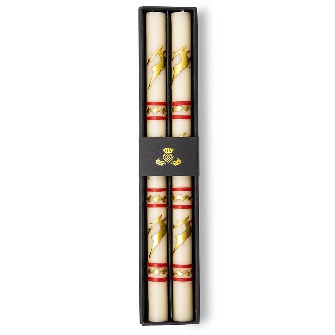Reindeer Dinner Candles, Set of 2 image number 1