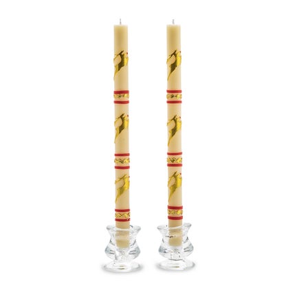 Reindeer Dinner Candles, Set of 2