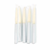 Hanukkah Silver Candle Set