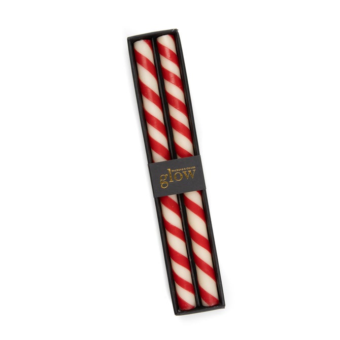 Candy Cane Dinner Candles, Set of 2 image number 3