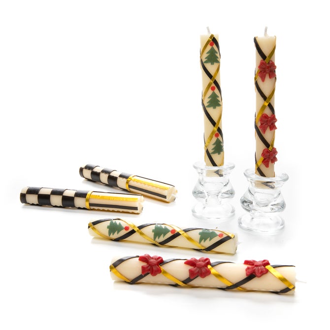Mini Holiday Dinner Candles, Set of 6 image number 0