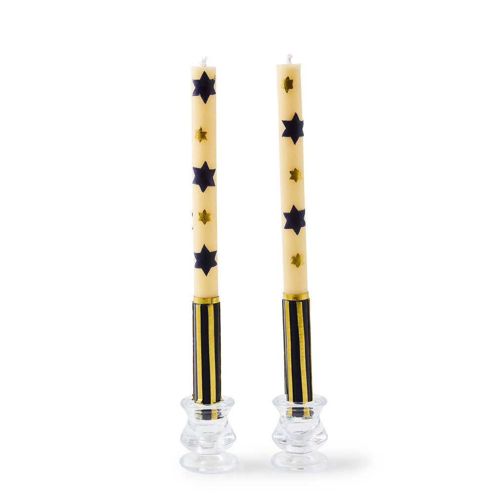 Judaica Dinner Candles, Set of 2 mackenzie-childs Panama imagen 1