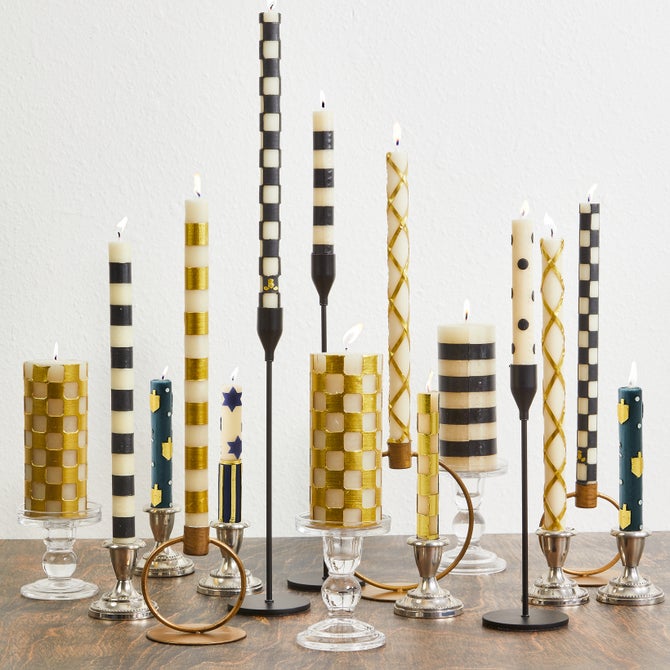 Judaica Mini Dinner Candles, Set of 6 image number 1