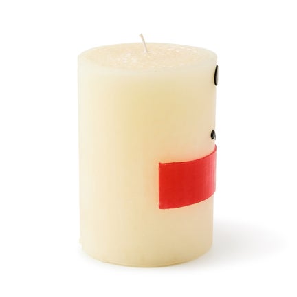 Snowman 4" Pillar Candle