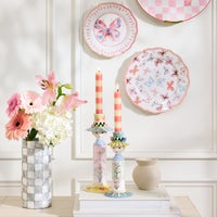 Pink Mini Dinner Candles, Set of 6