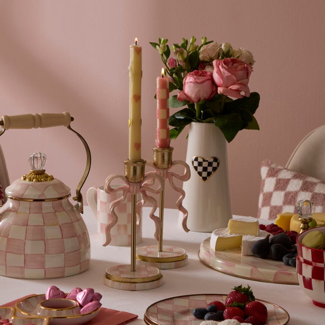 Pink Mini Dinner Candles, Set of 6 image number 4