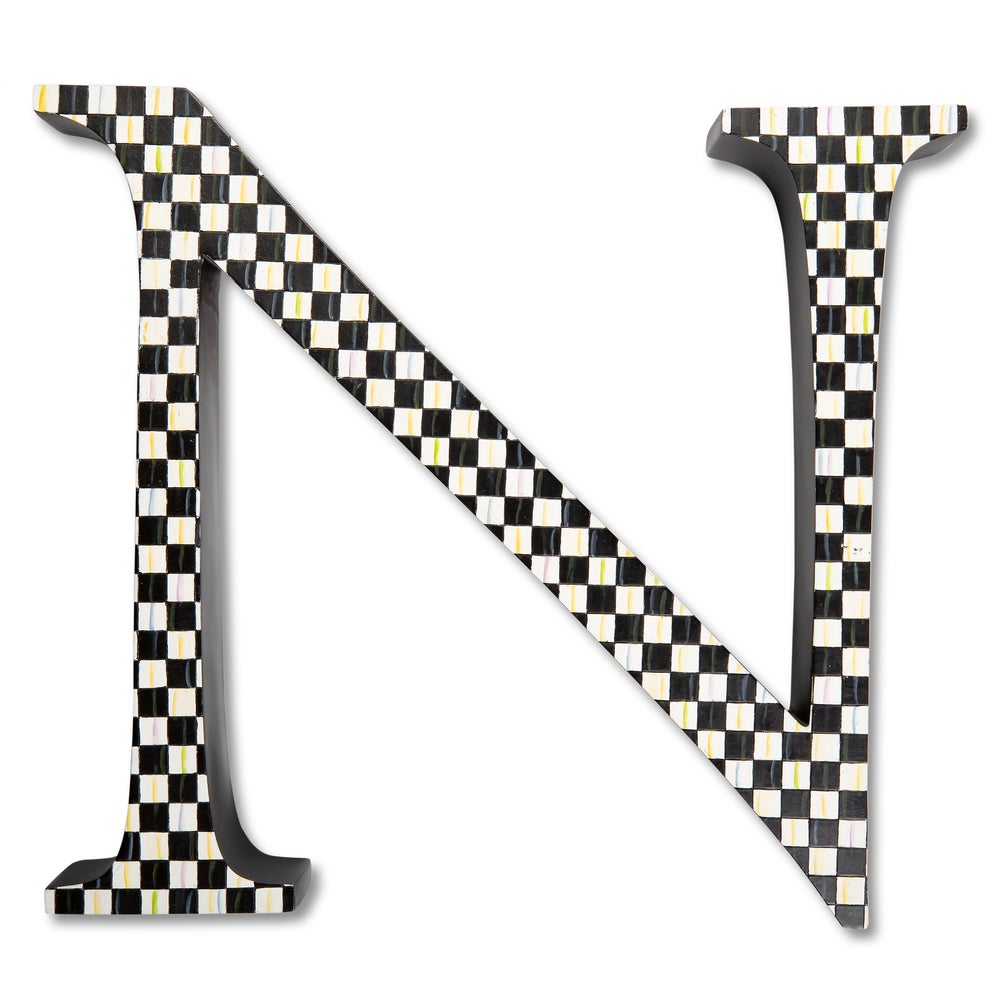 Courtly Check Letter - N mackenzie-childs Panama imagen 1