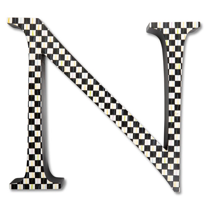 Courtly Check Letter - N image number 0