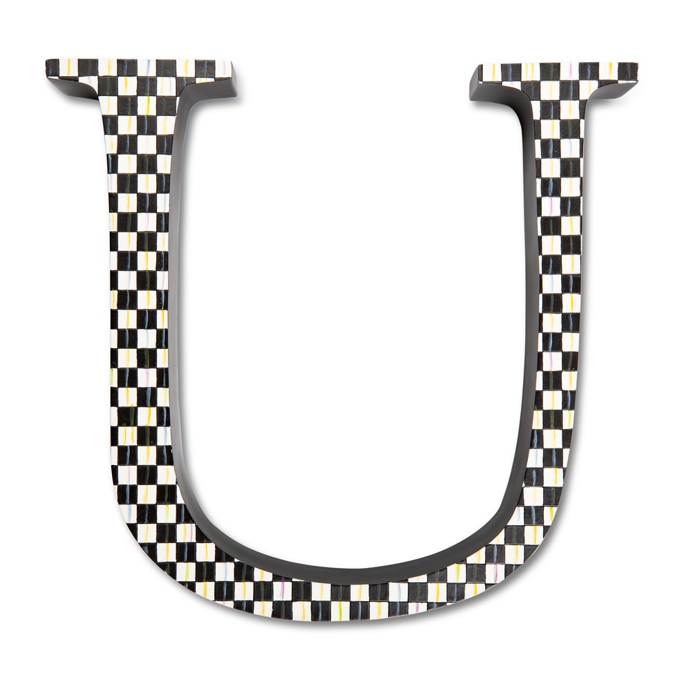 Courtly Check Letter - U mackenzie-childs Panama imagen 1